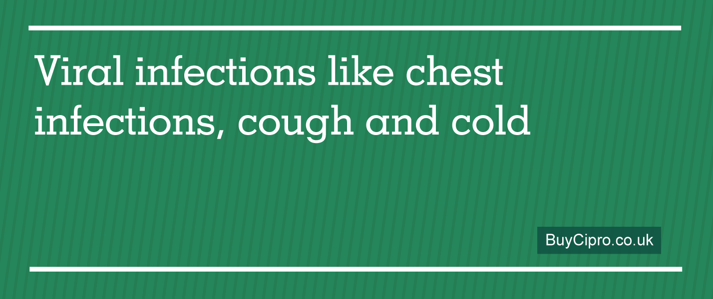 Viral infections like chest infections, cough and cold